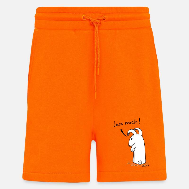 Grummelhase "Lass mich" - Shorts - made by SPREAD - SUNSET ORANGE