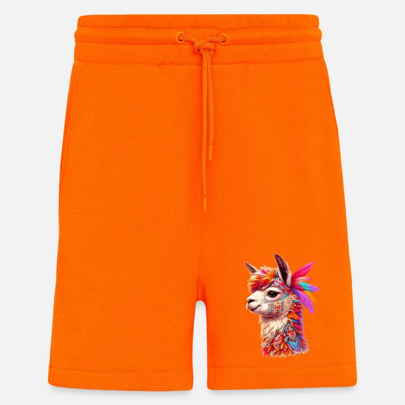 Alpaca - Shorts - made by SPREAD - SUNSET ORANGE