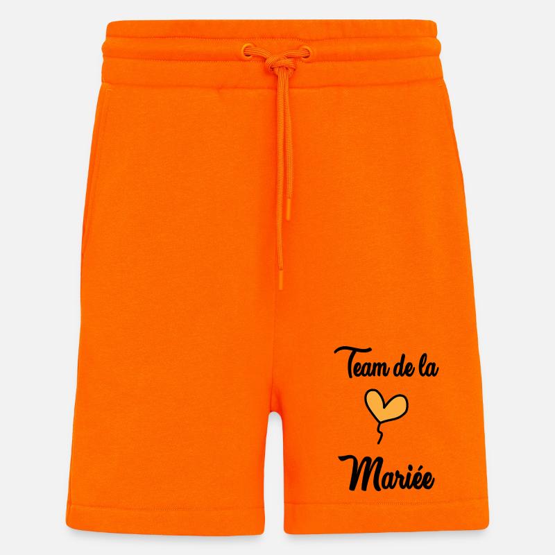 BRIDE TEAM - Shorts - made by SPREAD - SUNSET ORANGE