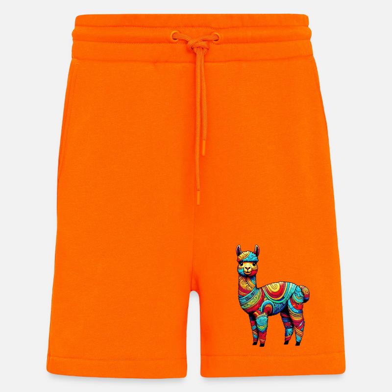 Alpaka - Shorts - made by SPREAD - SUNSET ORANGE