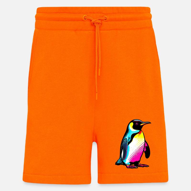 Penguin - Shorts - made by SPREAD - SUNSET ORANGE