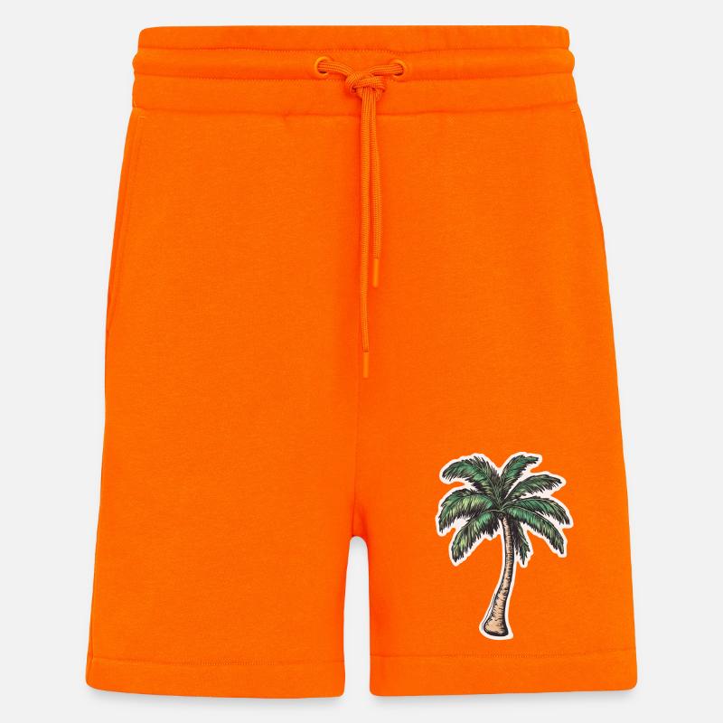 Palme - Shorts - made by SPREAD - SUNSET ORANGE