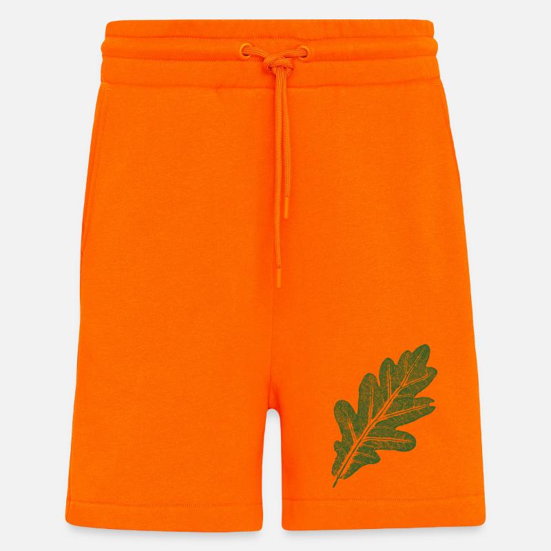 Eichenblatt / Grün - Shorts - made by SPREAD - SUNSET ORANGE