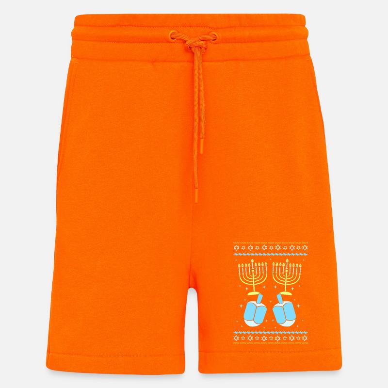 Chanukkah Hanukkah Hanukah - Shorts - made by SPREAD - SUNSET ORANGE