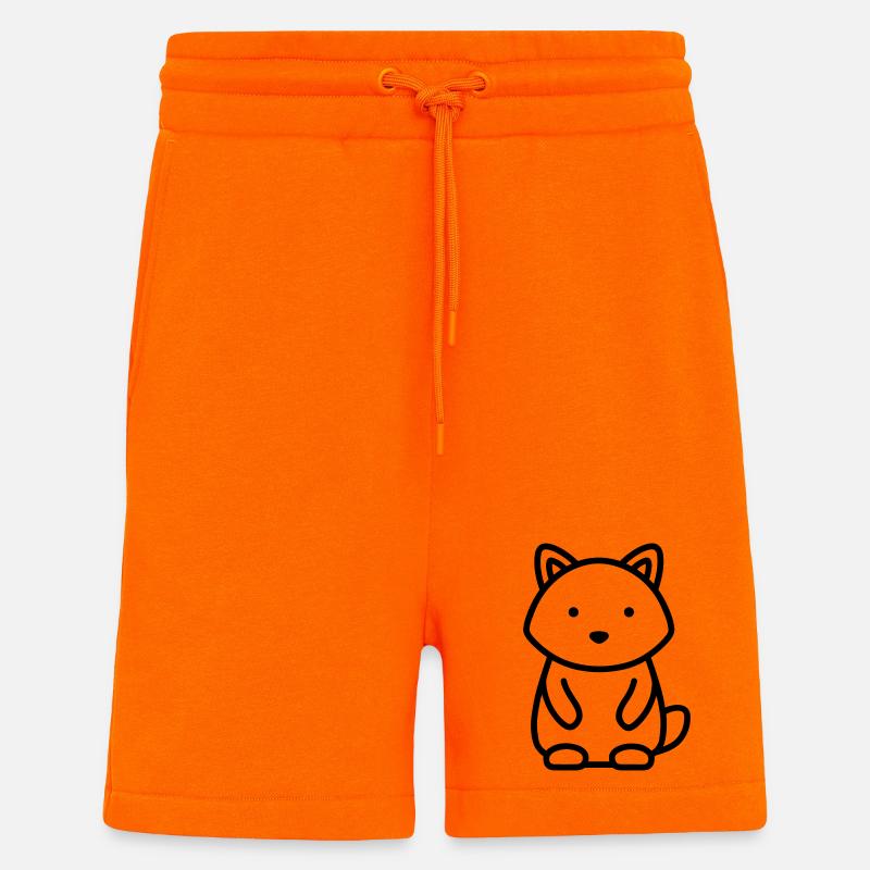 raccoon - Shorts - made by SPREAD - SUNSET ORANGE