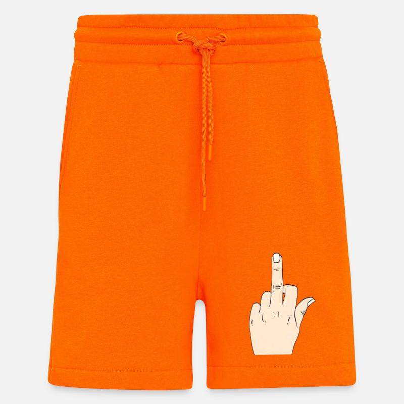 Mittelfinger Modus - Shorts - made by SPREAD - SUNSET ORANGE