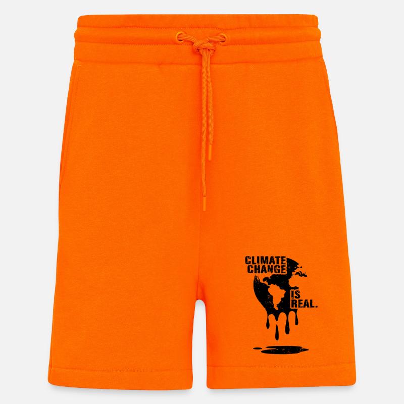 CLIMATE CHANGE IST REAL - Shorts - made by SPREAD - SUNSET ORANGE