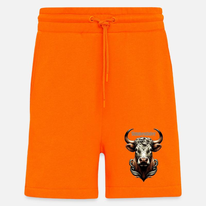 Simmentaler - Shorts - made by SPREAD - SUNSET ORANGE