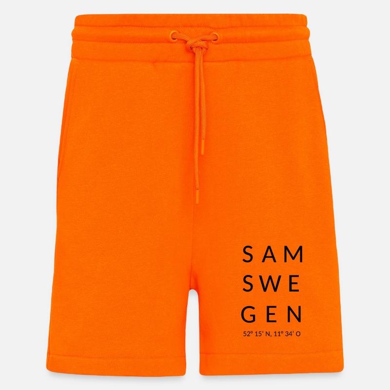 Samswegen black - Shorts - made by SPREAD - SUNSET ORANGE