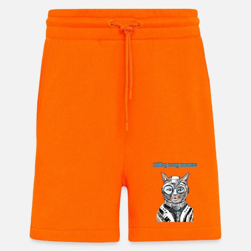 milky way mouse - Shorts - made by SPREAD - SUNSET ORANGE