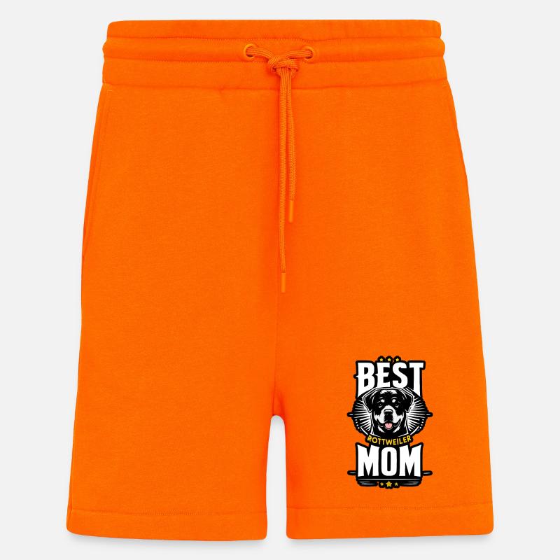 Beste Mama, Rottweilers beste Mama - Shorts - made by SPREAD - SUNSET ORANGE