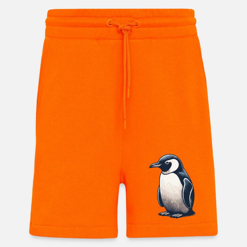 Pengu - Shorts - made by SPREAD - SUNSET ORANGE