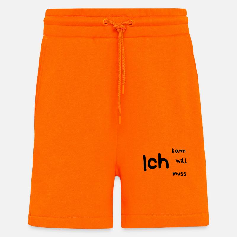 Ich... kann, will, muss - Shorts - made by SPREAD - SUNSET ORANGE