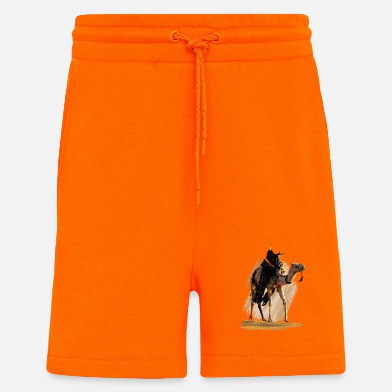 Kamel - Shorts - made by SPREAD - SUNSET ORANGE