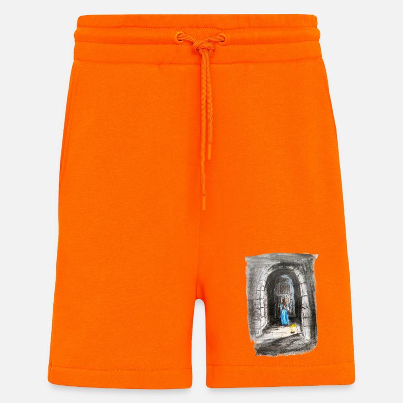 Torbogen-Maiden-Laternenlicht - Shorts - made by SPREAD - SUNSET ORANGE