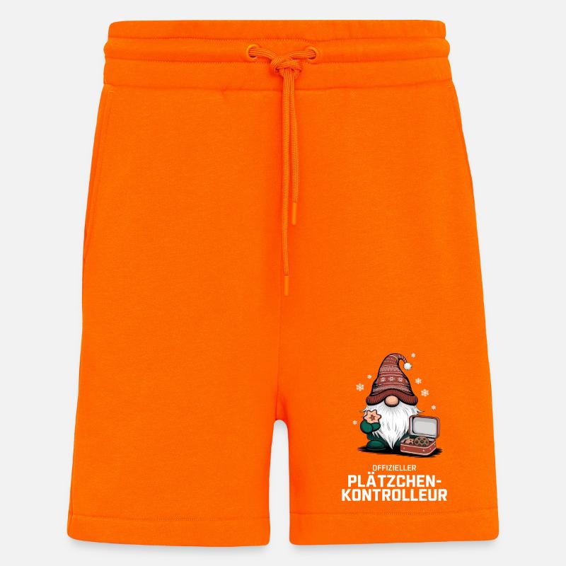 Official Cookie Inspector Gnome - Shorts - made by SPREAD - SUNSET ORANGE