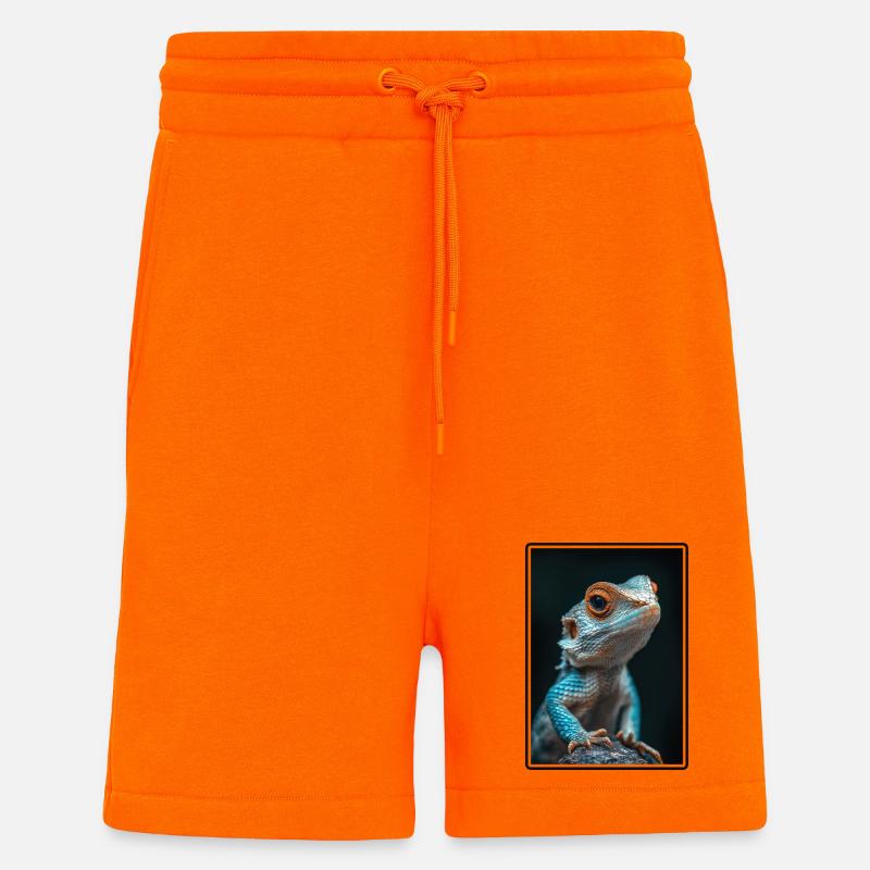 Eidechsen Eidechse - Shorts - made by SPREAD - SUNSET ORANGE