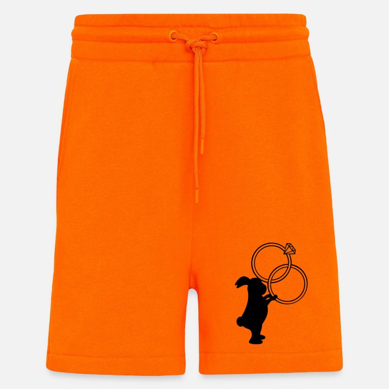 Wedding Rings Wedding Bunny - Shorts - made by SPREAD - SUNSET ORANGE