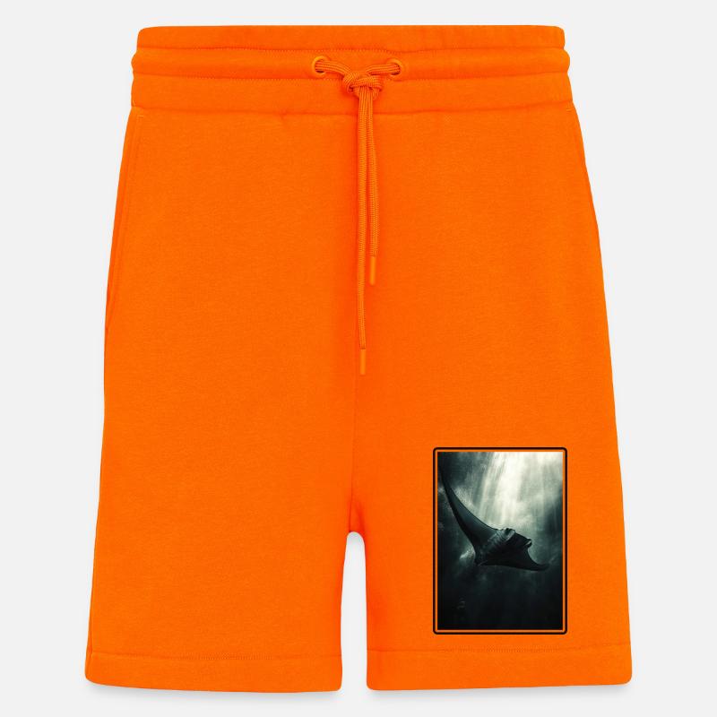 Rays Manta Rays - Shorts - made by SPREAD - SUNSET ORANGE