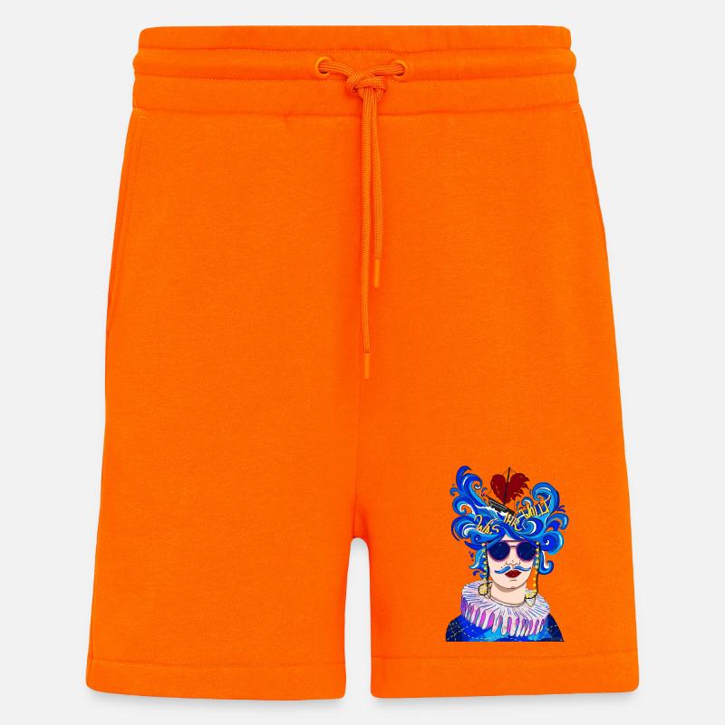 Ce que tu veux - Short bio décontracté fabriqué en UE - SUNSET ORANGE
