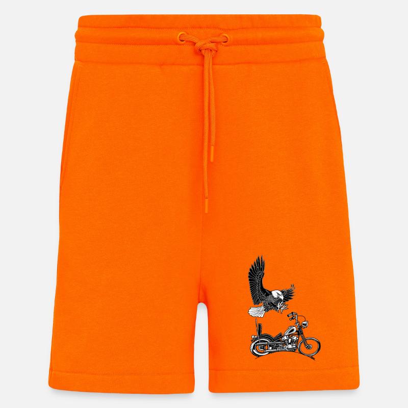 0906 Eagle Chopper Knöchelkopf - Shorts - made by SPREAD - SUNSET ORANGE