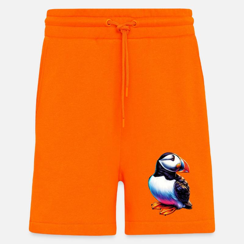 Papageitaucher - Shorts - made by SPREAD - SUNSET ORANGE