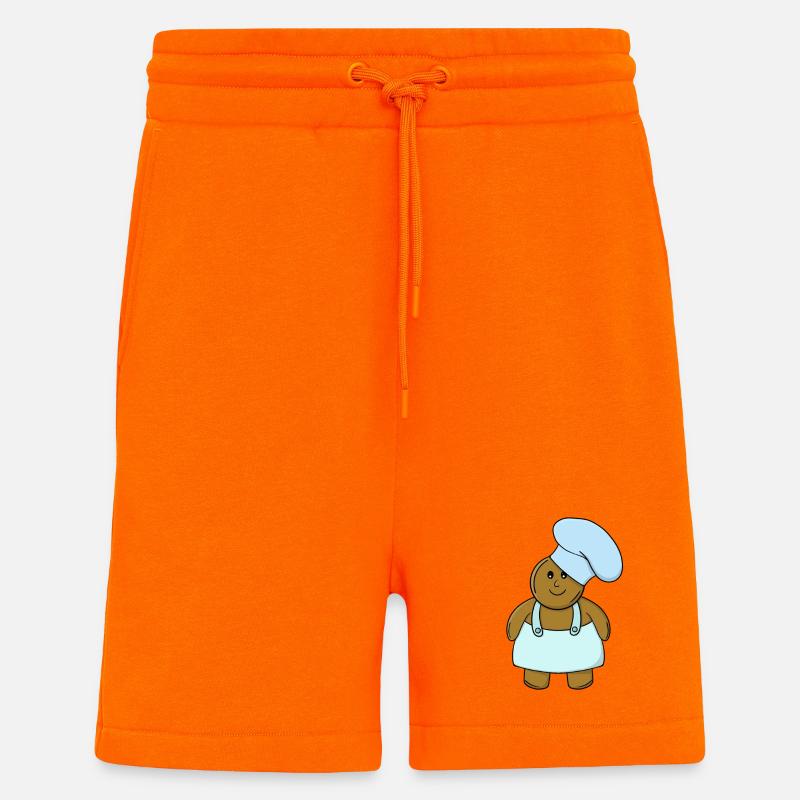 Bäcker-Lebkuchen-Keks - Shorts - made by SPREAD - SUNSET ORANGE
