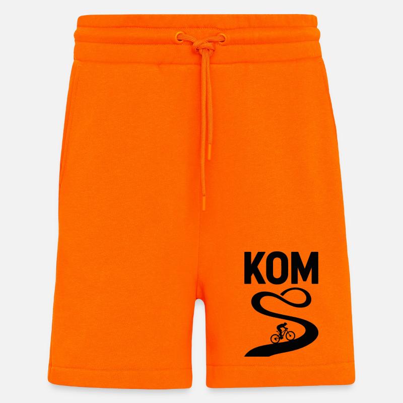 KOM Crown Switchback MTB Abzeichen - Shorts - made by SPREAD - SUNSET ORANGE