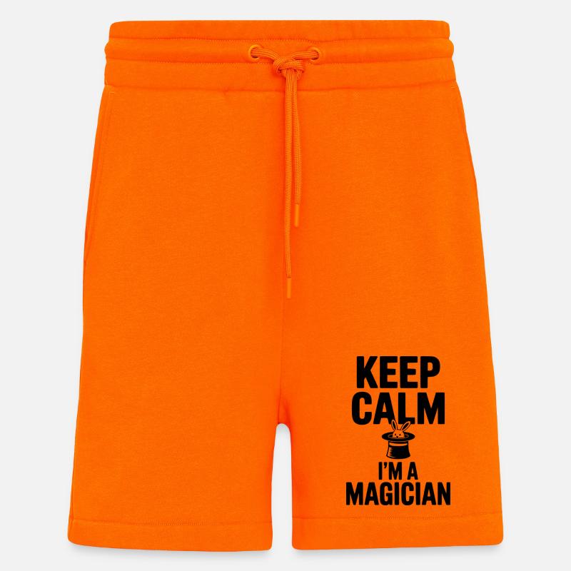 Bleib ruhig, ich bin ein Zauberer - Shorts - made by SPREAD - SUNSET ORANGE