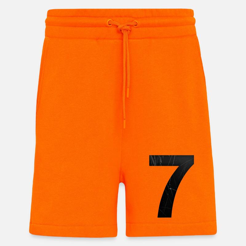 Grunge Seven Scratches - Shorts - made by SPREAD - SUNSET ORANGE