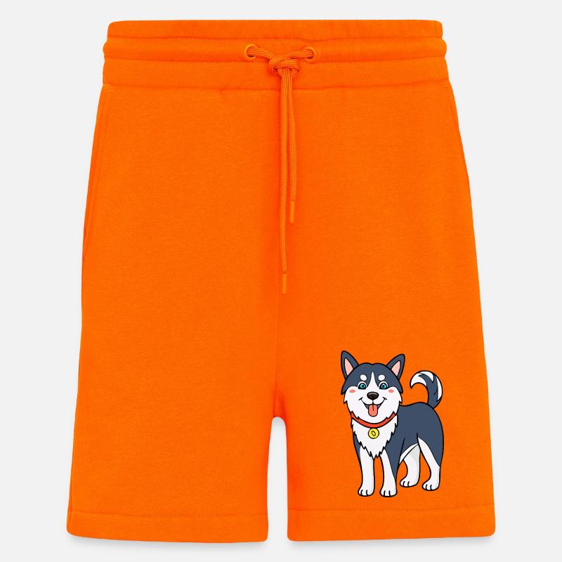 Husky (comic) - Shorts - made by SPREAD - SUNSET ORANGE
