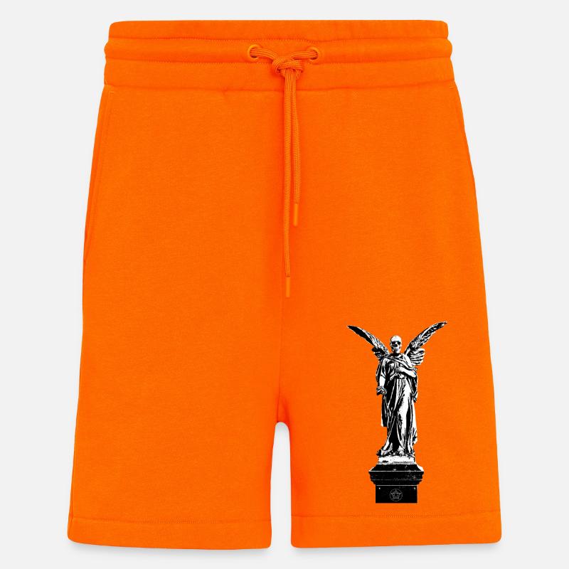 Totenengel auf Stehle - Shorts - made by SPREAD - SUNSET ORANGE