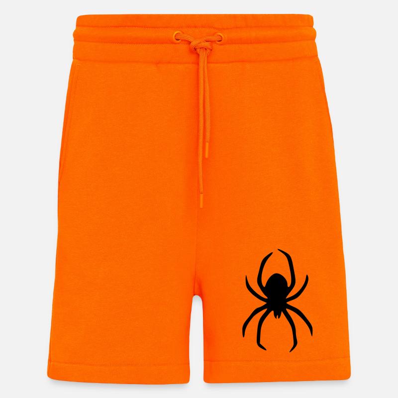 spider - Short bio décontracté fabriqué en UE - SUNSET ORANGE