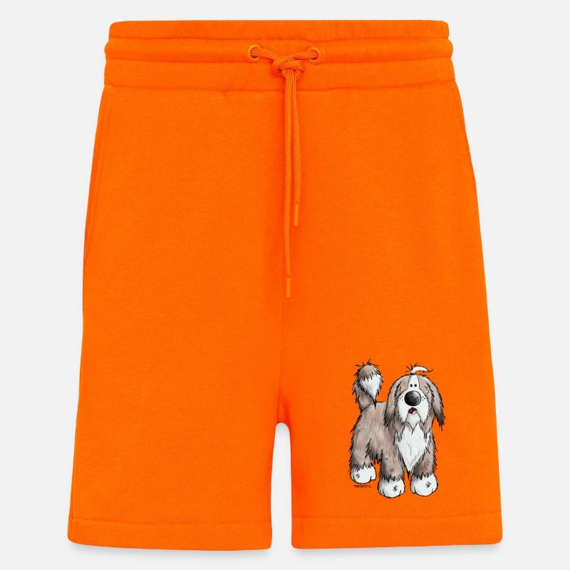 Der Bearded Collie - Shorts - made by SPREAD - SUNSET ORANGE