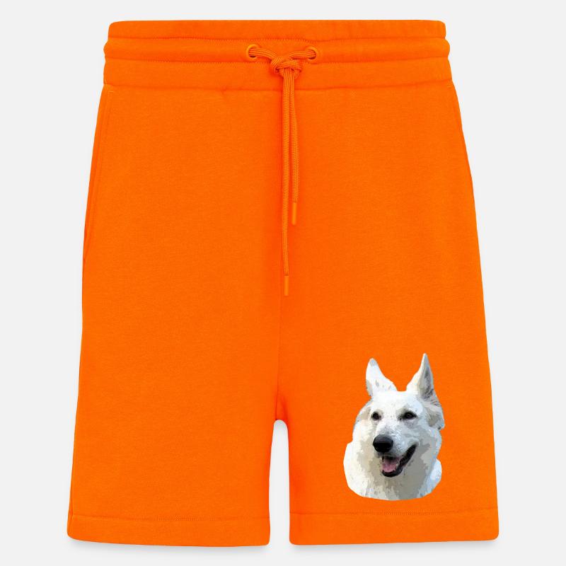 White Shepherd - Shorts - made by SPREAD - SUNSET ORANGE