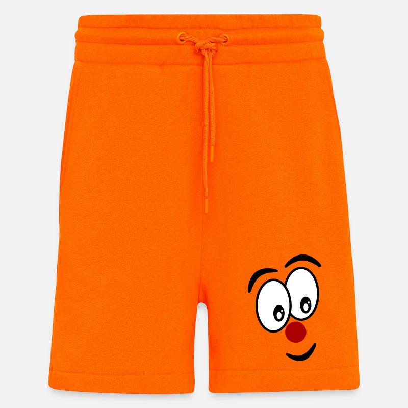 HUMOUR. CITATION. MESSAGE. RETRAITE. ANNIVERSAIRE. - Short bio décontracté fabriqué en UE - SUNSET ORANGE