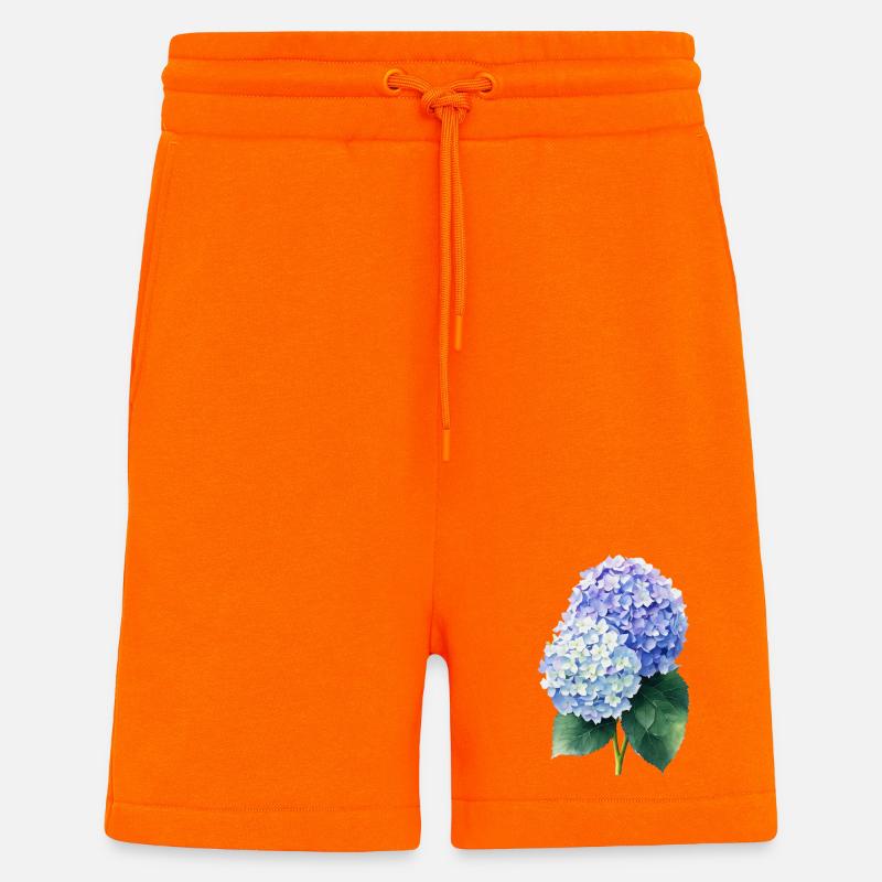 Hydrangea - Shorts - made by SPREAD - SUNSET ORANGE