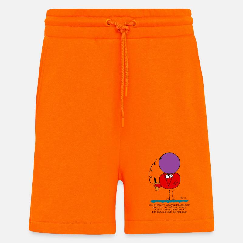 Indem wir ständig versuchen, ... - Shorts - made by SPREAD - SUNSET ORANGE