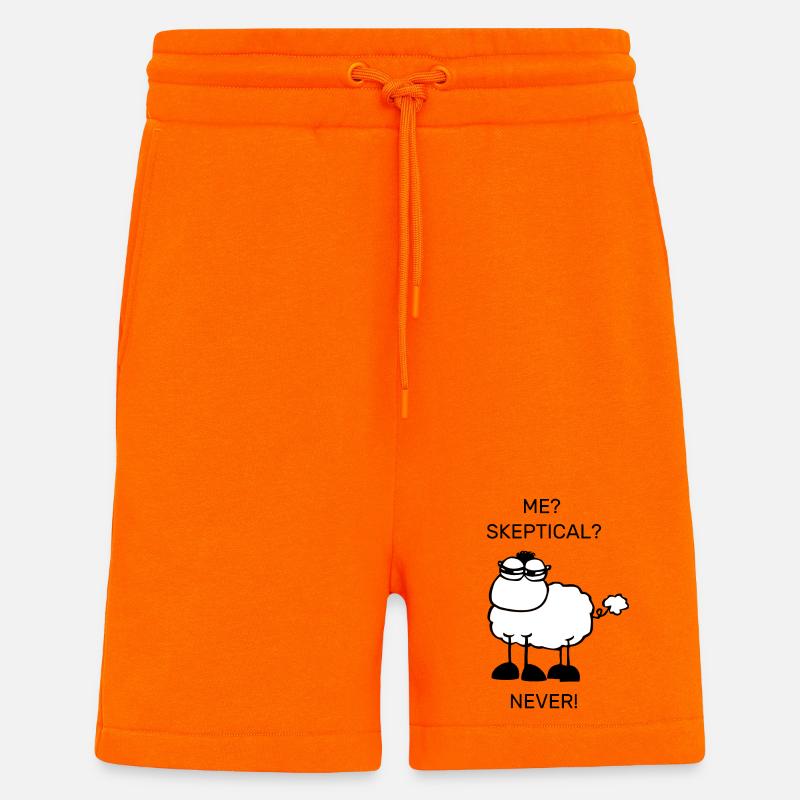 Skeptical sheep - Shorts - made by SPREAD - SUNSET ORANGE