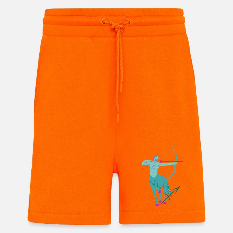 Sternzeichen Schütze - Shorts - made by SPREAD - SUNSET ORANGE