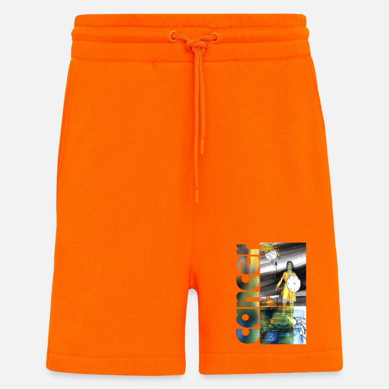 Sternzeichen Krebs - Shorts - made by SPREAD - SUNSET ORANGE
