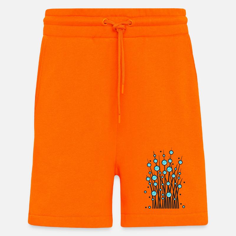 Luminous bale structure - Shorts - made by SPREAD - SUNSET ORANGE