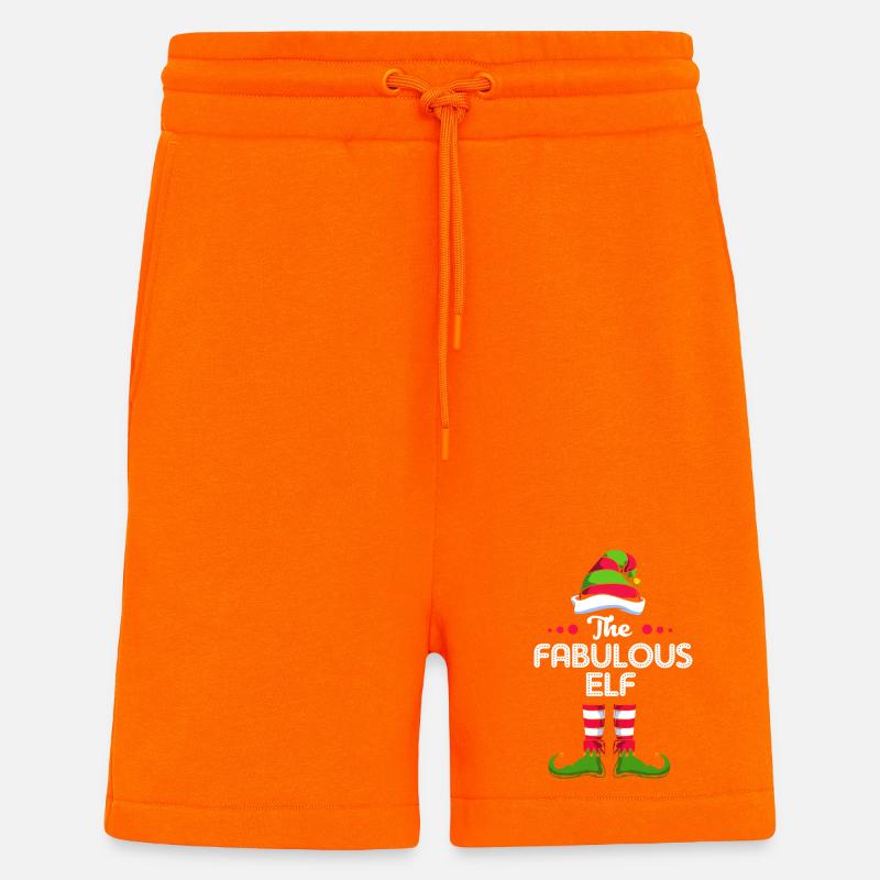 Elfe Elf Weihnachtsgeschenk - Shorts - made by SPREAD - SUNSET ORANGE