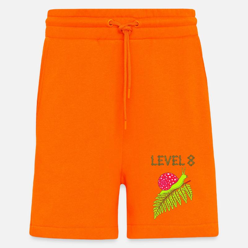 Level 8 Schnecke - Shorts - made by SPREAD - SUNSET ORANGE