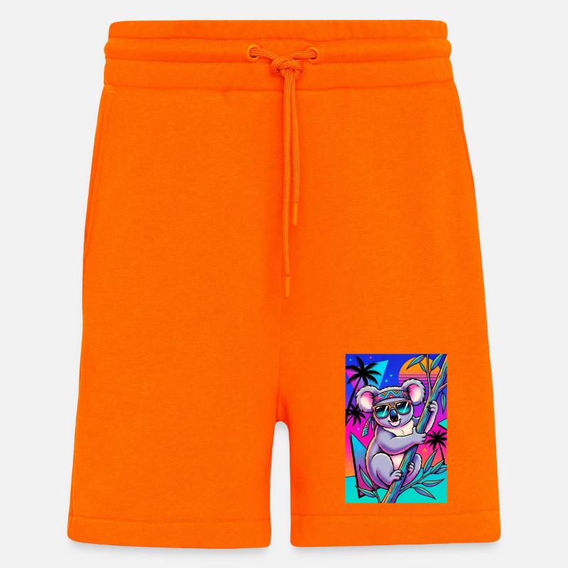 Koala - Short bio décontracté fabriqué en UE - SUNSET ORANGE