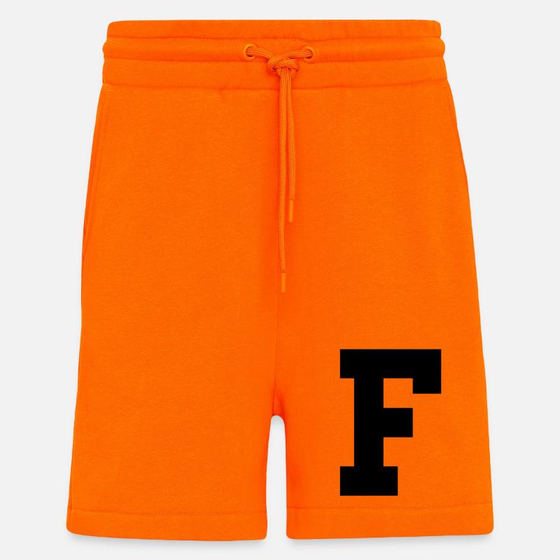 F - Shorts - made by SPREAD - SUNSET ORANGE