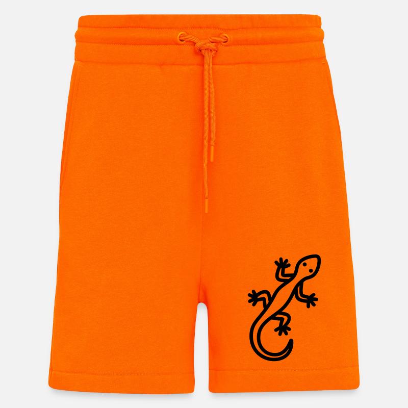 lizard - Shorts - made by SPREAD - SUNSET ORANGE