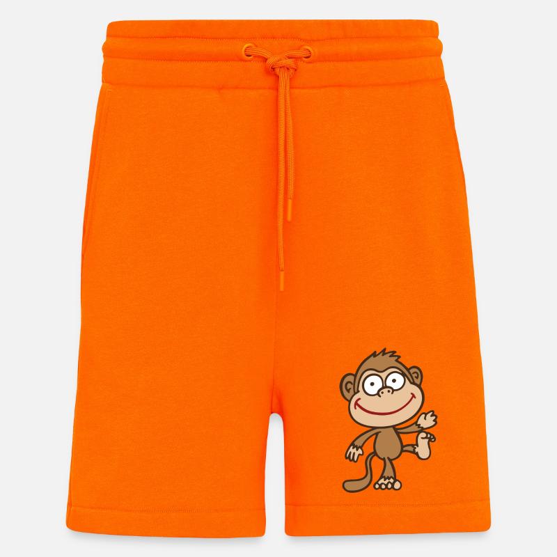 Affe - Shorts - made by SPREAD - SUNSET ORANGE