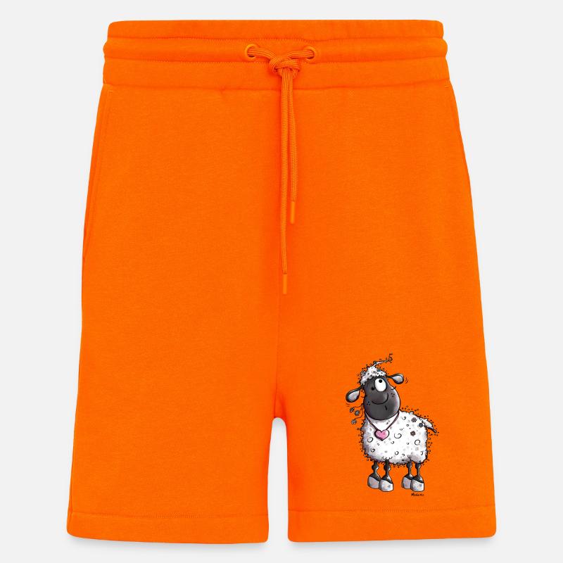 Verträumtes Schaf - Shorts - made by SPREAD - SUNSET ORANGE