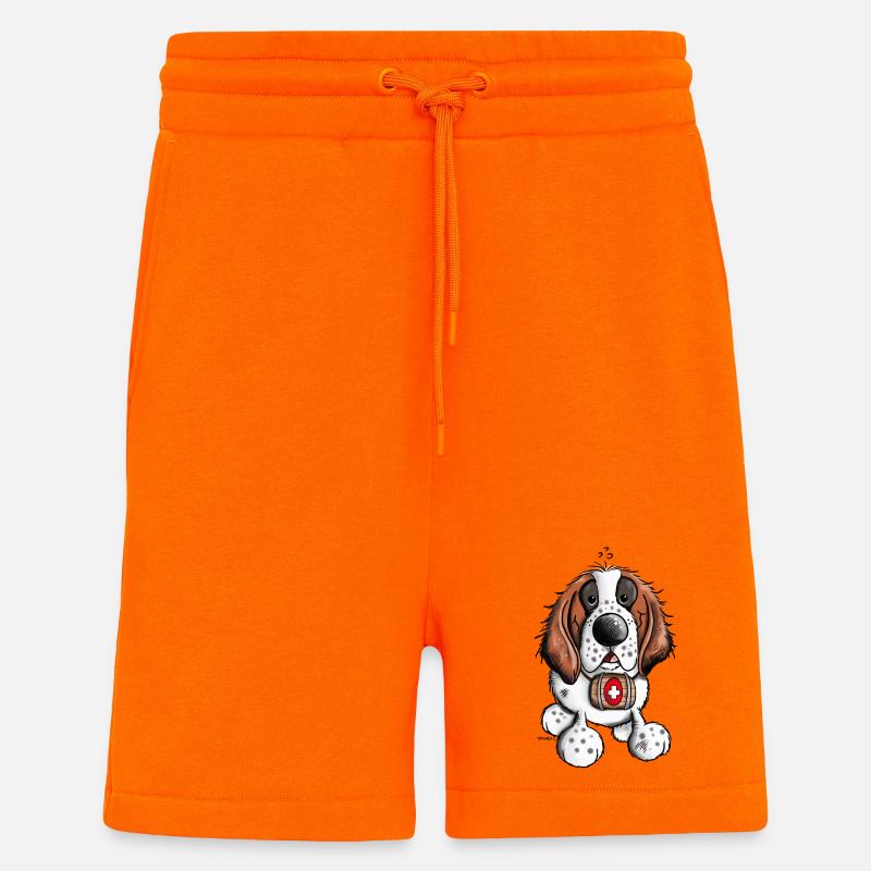 Süßer Bernhardiner - Shorts - made by SPREAD - SUNSET ORANGE